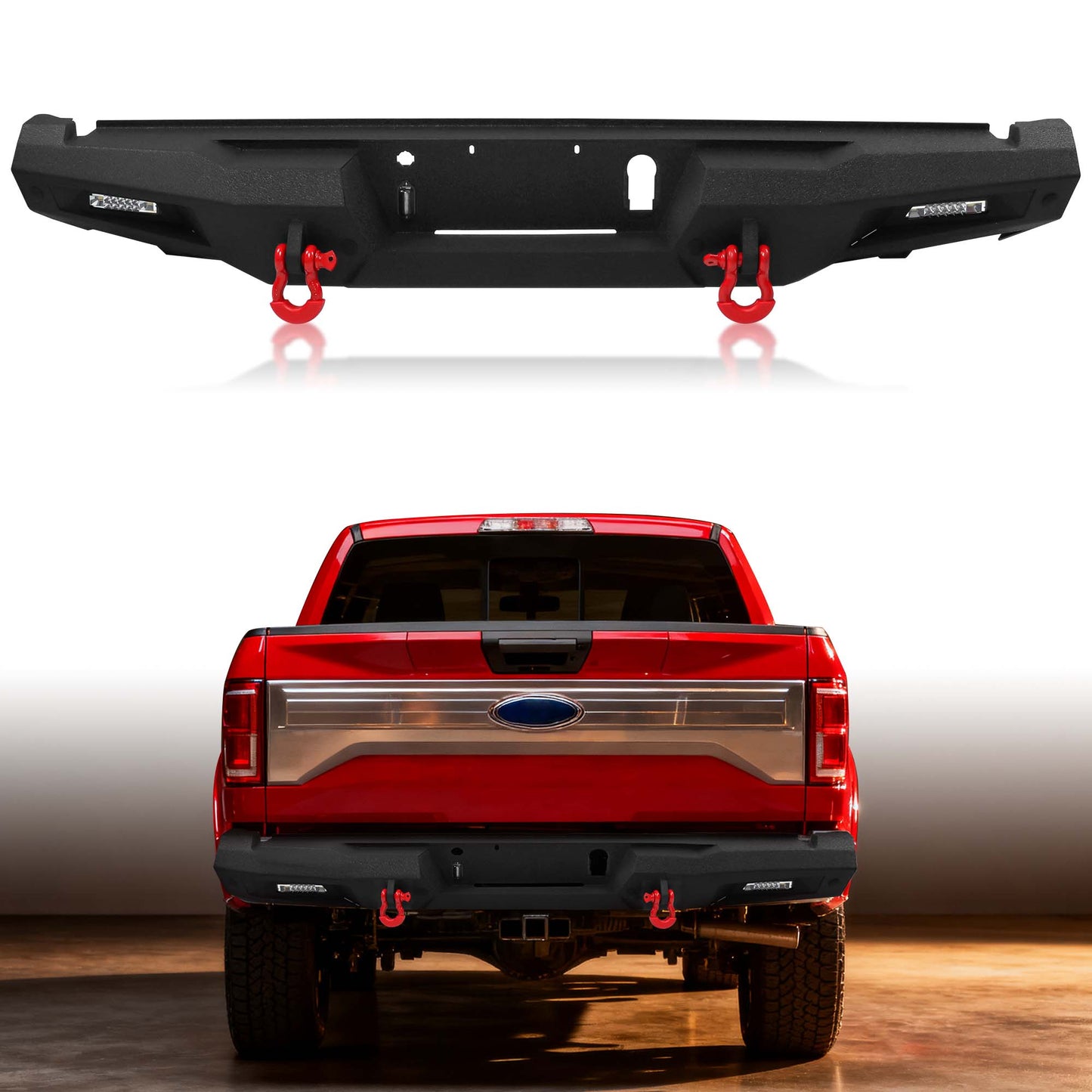 Ford 2015-2017 rear bumper replacement, durable and OEM fit