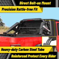 Roll Bar with Chase Rack Sport Bar for Mid-Size Truck – Single Tube Design