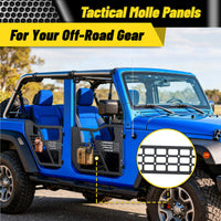 Jeep Gladiator JT 2020-2026 tube doors with mesh design for open driving experience