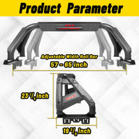 High-Strength Double Tube Truck Sport Roll Bar for Full-Size Truck